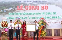 Đàn đá Bình Đa ở Đồng Nai được công nhận Bảo vật quốc gia