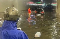 Đồng Nai: Mưa lớn khiến quốc lộ 1, hầm chui Tân Phong bị ngập sâu