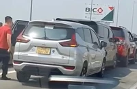 Tai nạn liên hoàn trên cao tốc TPHCM - Long Thành, giao thông ùn tắc