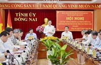 Đoàn kiểm tra của Bộ Chính trị, Ban Bí thư làm việc với Ban Thường vụ Tỉnh ủy Đồng Nai