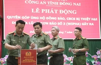 Công an Đồng Nai phát động quyên góp, ủng hộ đồng bào bị thiệt hại do bão số 3