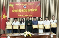 Bộ Chỉ huy Biên phòng tỉnh Đắk Lắk gặp gỡ báo chí đầu Xuân