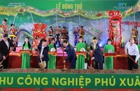 Phó thủ tướng Trần Hồng Hà dự lễ động thổ dự án khu công nghiệp ở Đắk Lắk