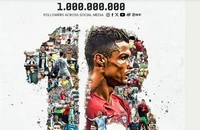 Ronaldo tri ân fan khi các kênh xã hội cán mốc 1 tỉ follow