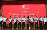 Thanh tra Chính phủ công bố các quyết định về công tác cán bộ