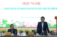 Liên đoàn Luật sư Việt Nam đề nghị xem lại đề xuất UBND cấp xã kiểm tra hoạt động luật sư