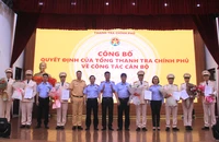7 sĩ quan công an được biệt phái đến Thanh tra Chính phủ 