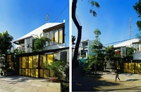 Ngắm nhà đẹp thoáng đãng, nhìn đâu cũng thấy cây xanh