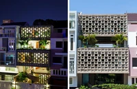 Ngôi nhà ở TP.HCM độc đáo với mặt tiền khối hoa văn
