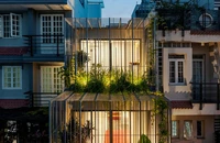 Cải tạo nhà 15 năm tuổi thành nhà 'lồng' hiện đại