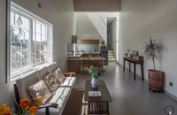 Ngôi nhà 80 m² phong cách tối giản, mặt tiền chỉ 3,5m