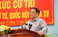 Thủ tướng Phạm Minh Chính tiếp xúc cử tri ở Cần Thơ