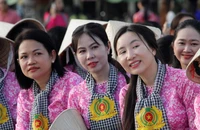Lễ hội trang phục áo bà ba, áo dài ở Cần Thơ nhận Kỷ lục Việt Nam