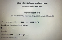 Mất 500 triệu đồng vì thỏa thuận không có trong hợp đồng đặt cọc
