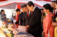 Chùm ảnh đoàn lãnh đạo Trung ương dự Đại hội đại biểu Đảng bộ TP Cần Thơ