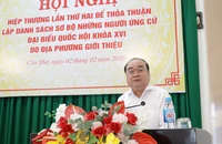 Cần Thơ: 4 người tự ứng cử đại biểu Quốc hội khóa XVI