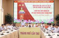 Đoàn kiểm tra, giám sát của Bộ Chính trị, Ban Bí thư làm việc tại Cần Thơ