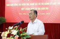 Phó Chủ nhiệm Ủy ban Kiểm tra Trung ương lưu ý 4 vấn đề cốt lõi