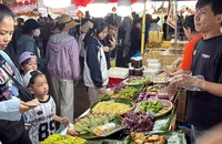 Cần Thơ: Hàng ngàn người đổ về Lễ hội Bánh dân gian Nam Bộ trước giờ khai mạc