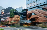 Trung tâm mua sắm Funan tại Singapore. Nguồn: Woods Bagot