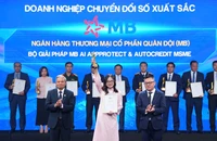 MB nhận giải thưởng Chuyển đổi số Việt Nam 2025 với bộ giải pháp công nghệ tiên phong