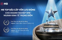 MB giữ vị trí top đầu cho vay ngắn hạn SME ngành kinh tế trọng điểm