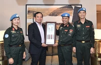 Phó Thủ tướng gặp Tổ công tác đang làm nhiệm vụ tại phái bộ Nam Sudan