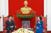 Thường trực Ban Bí thư tiếp Đoàn đại biểu Đảng Dân chủ lập hiến Nhật Bản