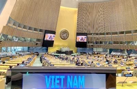 Việt Nam tham dự Hội nghị lần thứ 30 các quốc gia thành viên UNCLOS 1982 diễn ra vào tháng 12-2020 tại trụ sở Liên hợp quốc ở TP New York (Mỹ). Ảnh: VNA