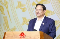 Thủ tướng Phạm Minh Chính chủ trì phiên họp thứ sáu của ban chỉ đạo. Ảnh: VGP