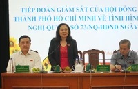Chủ tịch HĐND TP.HCM Nguyễn Thị Lệ chủ trì buổi giám sát với UBND TP Thủ Đức.