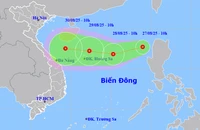 Biển Đông xuất hiện áp thấp nhiệt đới và sẽ mạnh thêm