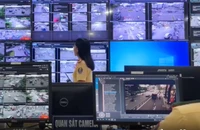 CSGT TP.HCM giám sát giao thông bằng flycam dịp lễ 2-9
