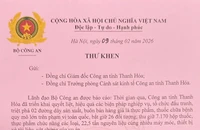 Bộ Công an khen thưởng Công an tỉnh Thanh Hóa triệt phá hai đường dây hàng giả quy mô lớn