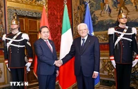 Chủ tịch Quốc hội Trần Thanh Mẫn hội kiến Tổng thống Italy