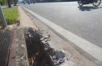 Lại thêm những nắp chắn rác bị mất trên địa bàn TP.HCM 
