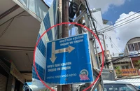 TP.HCM: Nhiều biển báo giao thông hỏng, người đi đường vất vả 