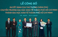 GS.TS Sử Đình Thành làm Giám đốc Đại học Kinh tế TP.HCM 