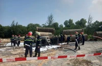 Quảng Nam: Ô tô cháy rụi, 1 người tử vong