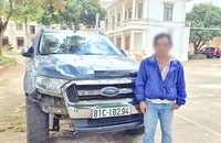 Người đàn ông ra đầu thú sau khi lái xe bán tải tông chết rồi bỏ trốn