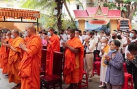 Ý nghĩa nghi lễ đắp núi cát, tắm Phật trong Tết Chôl Chnăm Thmây