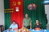 Thứ trưởng Bộ Công an làm việc với Công an tỉnh Lâm Đồng
