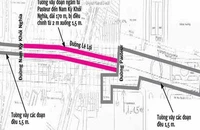 Thông tin mới về tường vây metro 1 điều chỉnh từ 2 m xuống 1,5 m