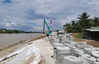 Sắp xong dự án nâng cấp kênh Chợ Gạo giai đoạn 2 