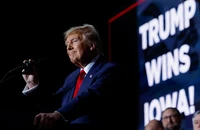 Khởi đầu thuận lợi của ông Trump thắng áp đảo ở bang Iowa