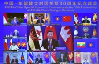 Lãnh đạo ASEAN - Trung Quốc tham gia hội nghị cấp cao kỷ niệm 30 năm quan hệ hai bên ngày 22-11.