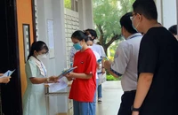 Thí sinh dự thi đánh giá năng lực đợt 2 do ĐH Quốc gia TP.HCM tổ chức vừa qua.