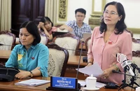 Chủ tịch HĐND TP.HCM Nguyễn Thị Lệ phát biểu tại buổi giám sát.