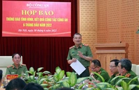 Bộ Công an tổ chức họp báo thông tin về kết quả công tác sáu tháng đầu năm.