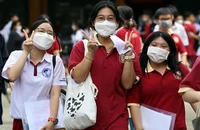 Thí sinh thi tốt nghiệp THPT tại TP.HCM.